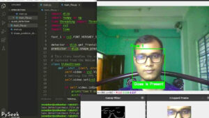 real time glass detection on faces using python