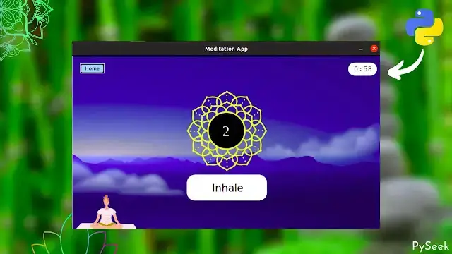 meditation app in python
