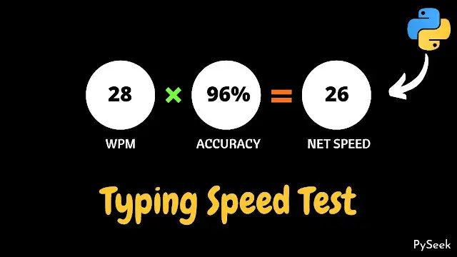 typing speed tester in python