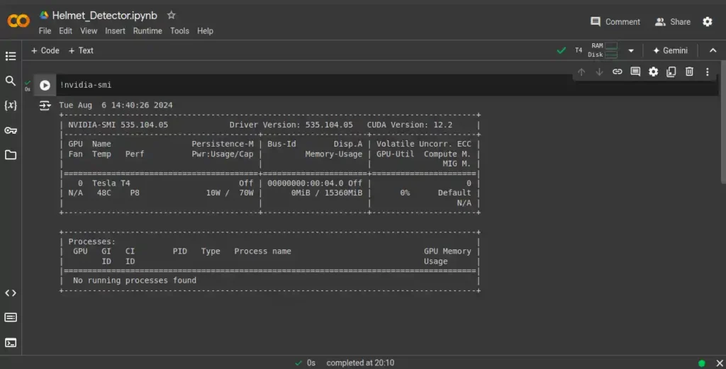 nvidia gpu working on colab