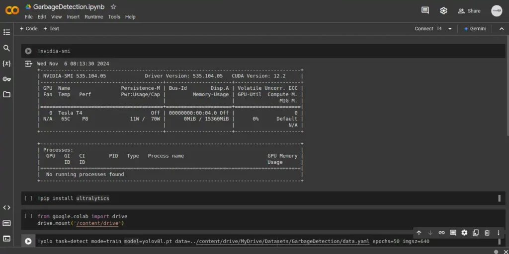 tesla t4 gpu working on colab